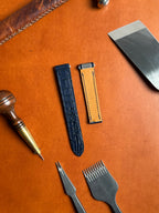 Cartier Santos Large Grain Alligator Leather Strap WSSA (Medium & Large) – Quick Release Compatible