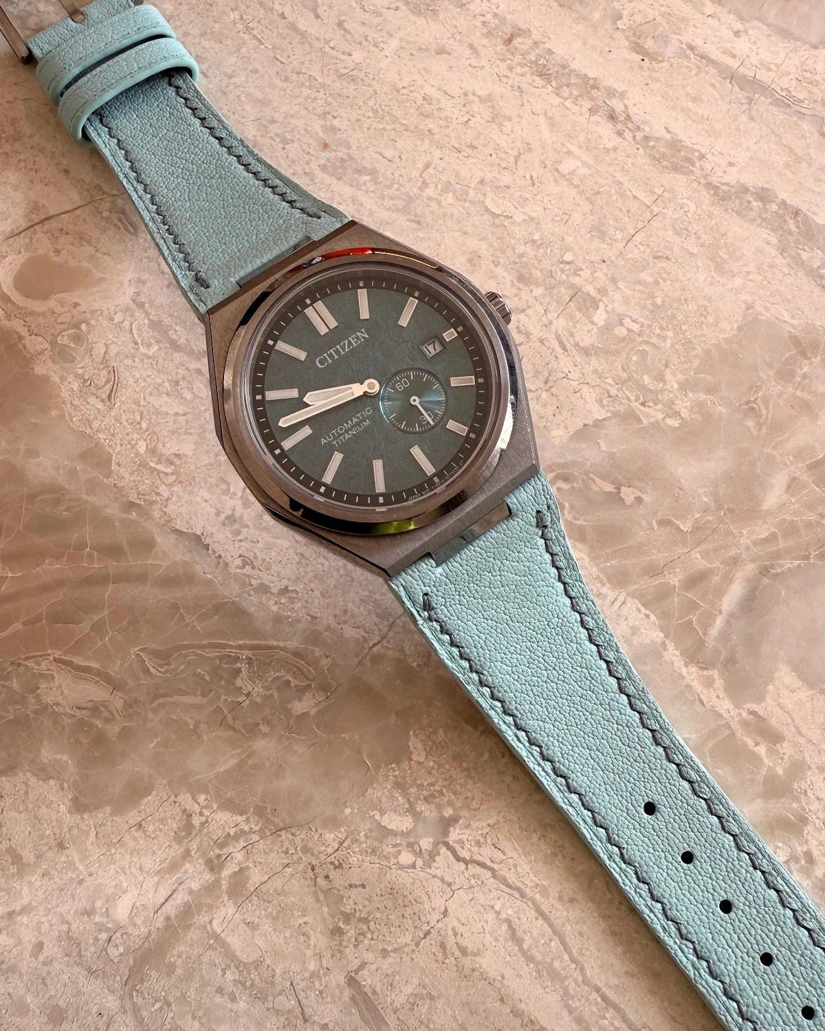 Citizen Zenshin Watch Leather Strap - Goat Leather