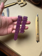 Cartier Santos Large Grain Alligator Leather Strap WSSA (Medium & Large) – Quick Release Compatible