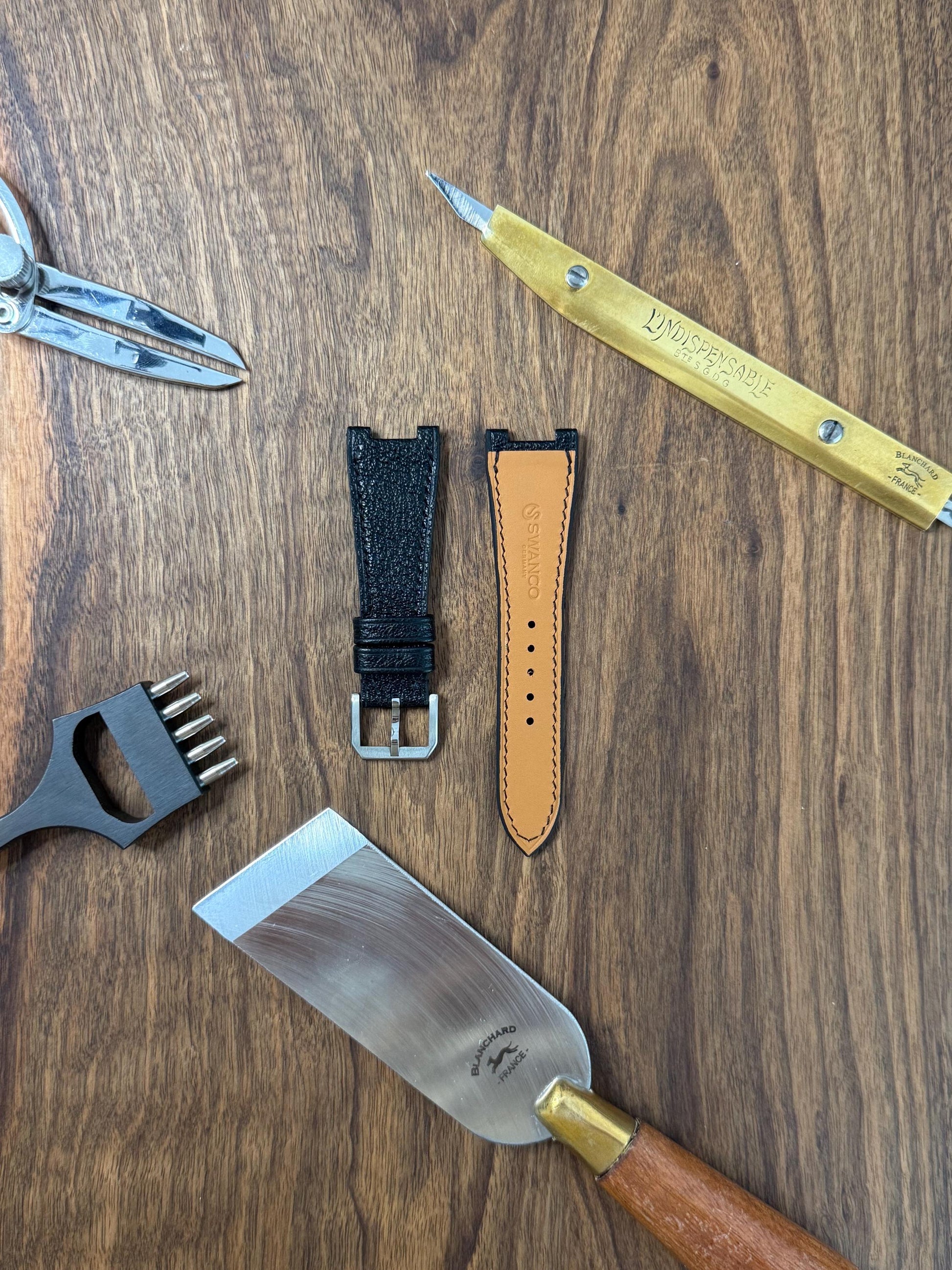 Citizen Zenshin Watch Leather Strap - Goat Leather