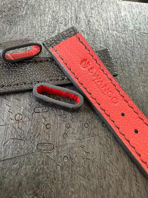 Bespoke Handmade Chévre Sully Leather Watch Strap
