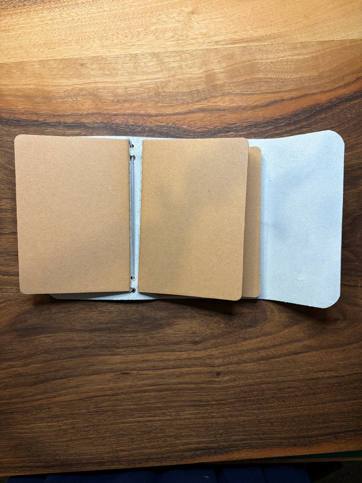 Silver Ocean Leather Journal Cover