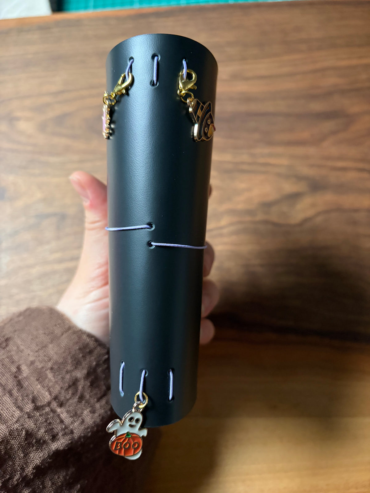 Pocket Size Black Halloween Journal Cover