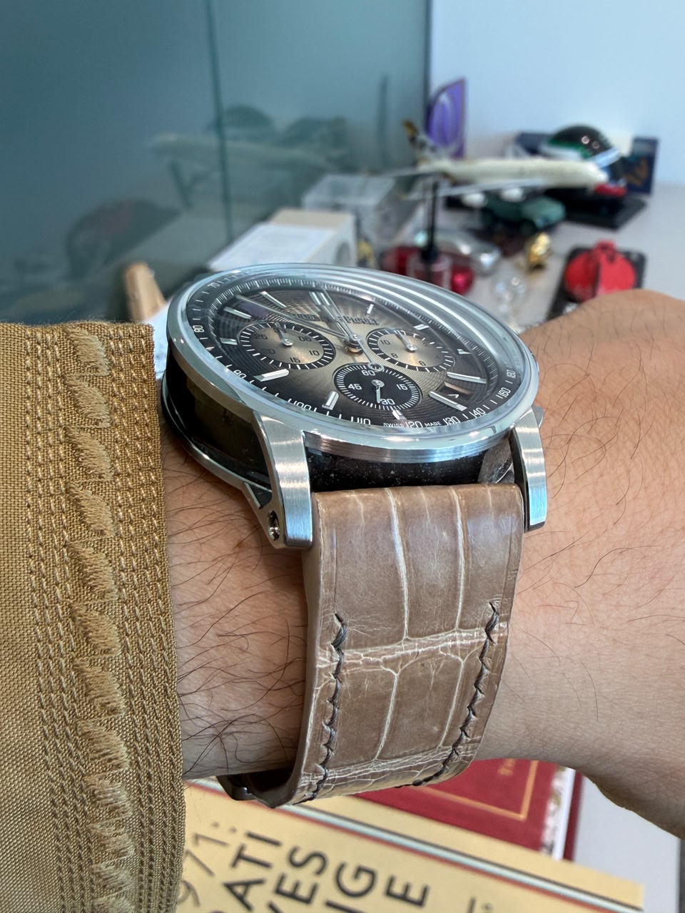 Audemars Piguet Code 11.59 Leather Watch Strap - Handmade Alligator Leather Strap