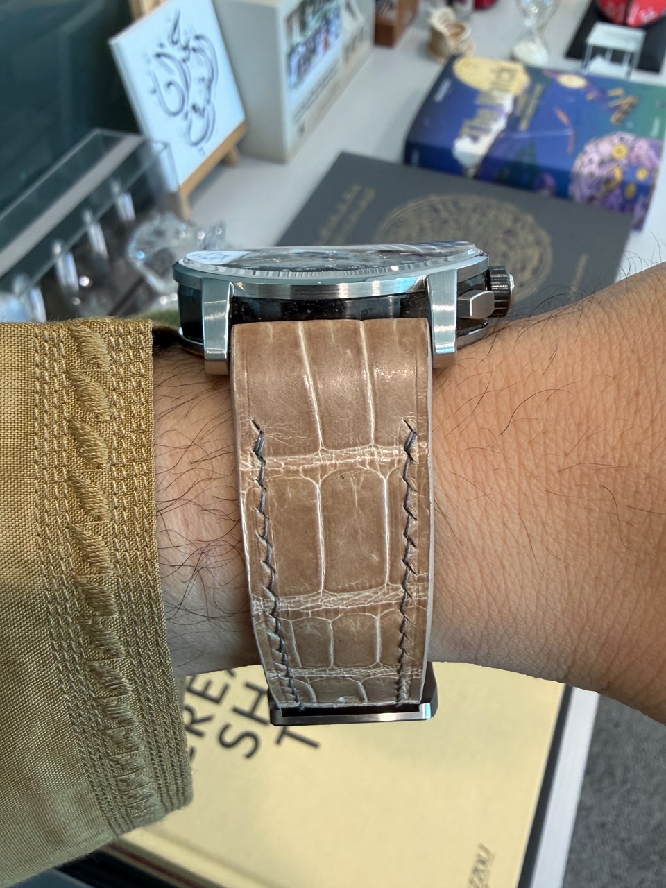 Audemars Piguet Code 11.59 Leather Watch Strap - Handmade Alligator Leather Strap