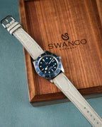 Bespoke Handmade Matte Alligator Leather Watch Strap