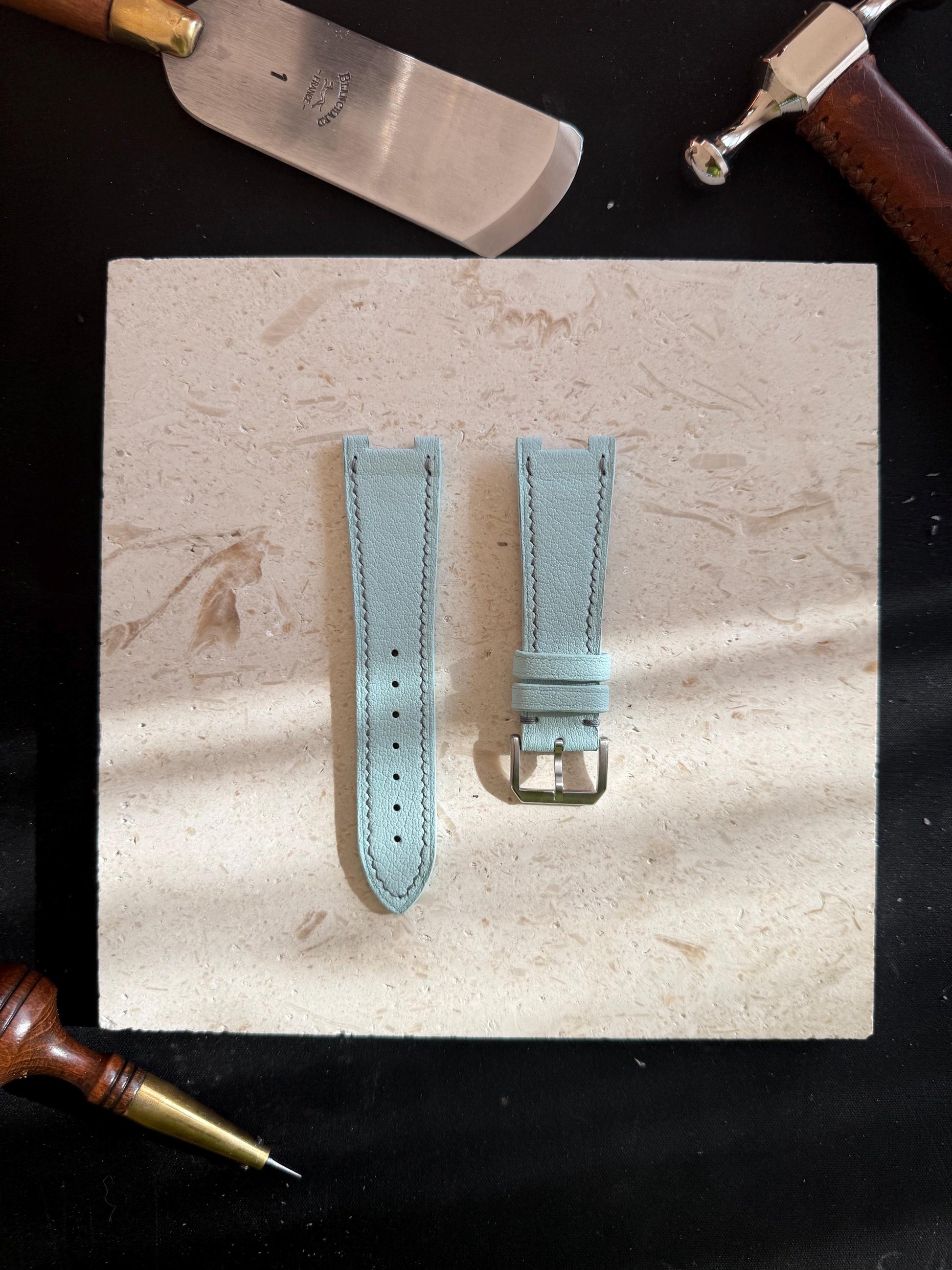 Citizen Zenshin Watch Leather Strap - Goat Leather