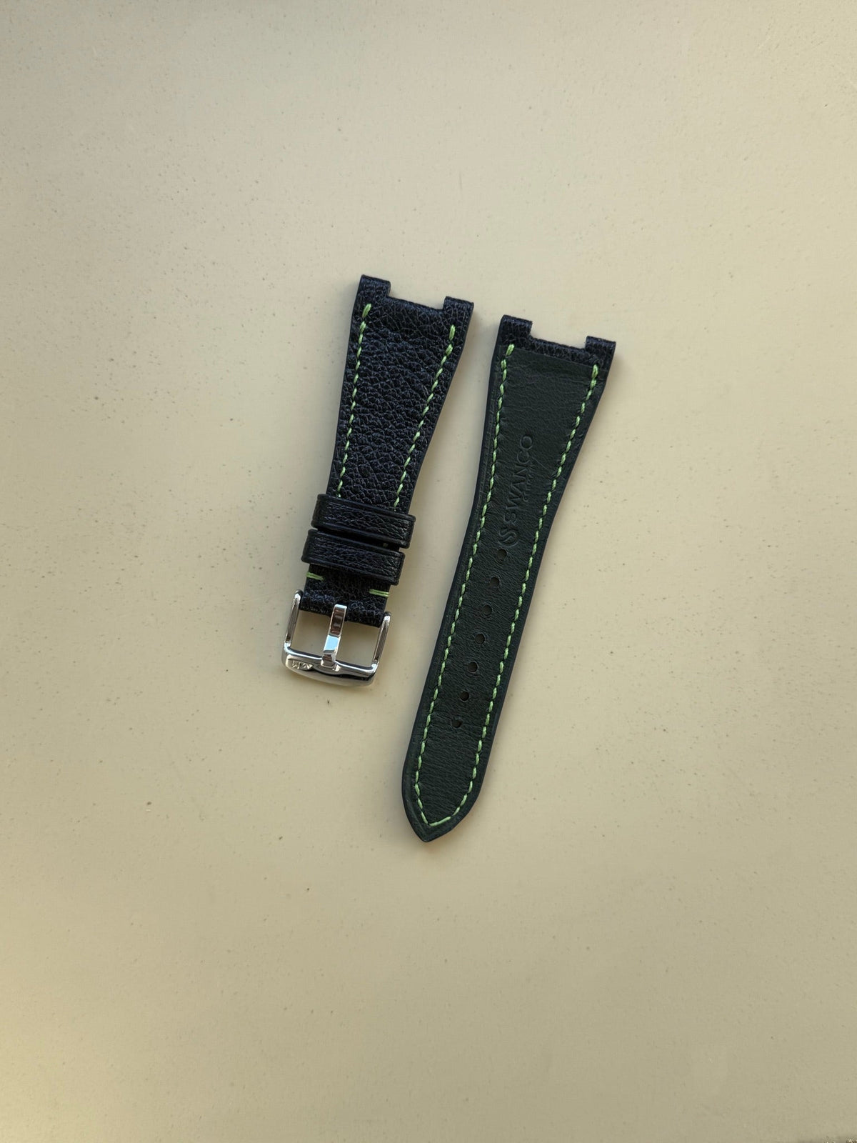 French goat leather strap – handmade by Atelier Taha