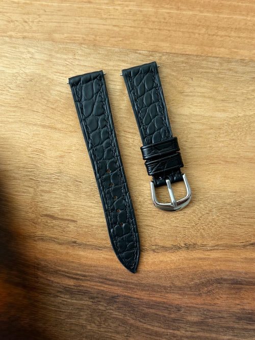 Matte Alligator Leather Strap for Patek Philippe