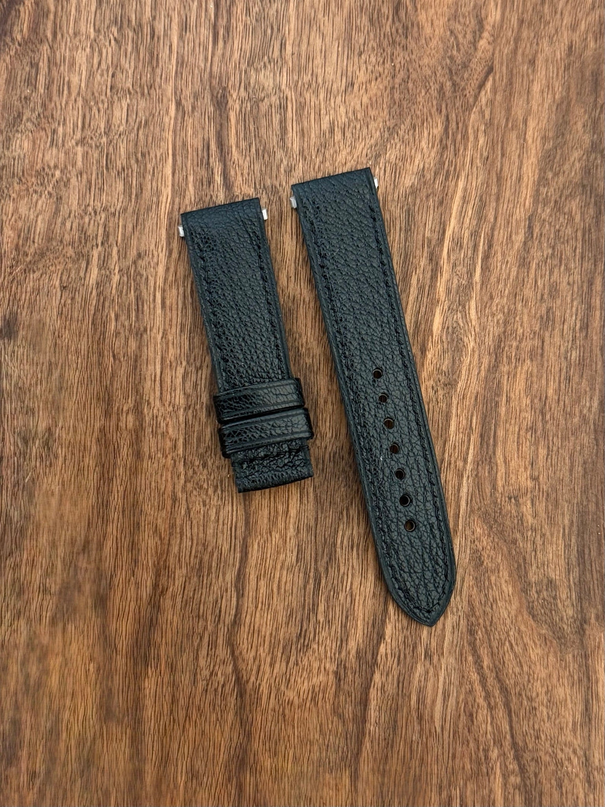 French goat leather strap for Cartier Santos-Dumont – handmade by Atelier Taha