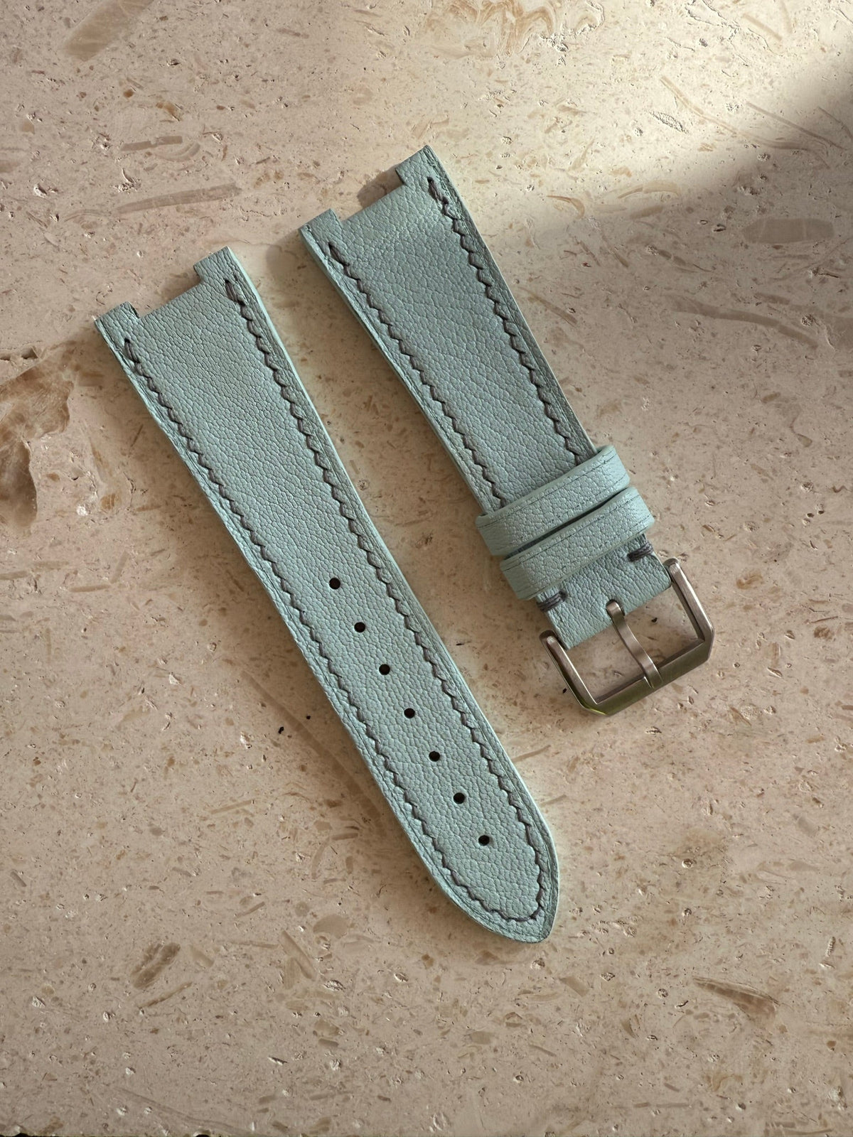 French goat leather strap – handmade by Atelier Taha