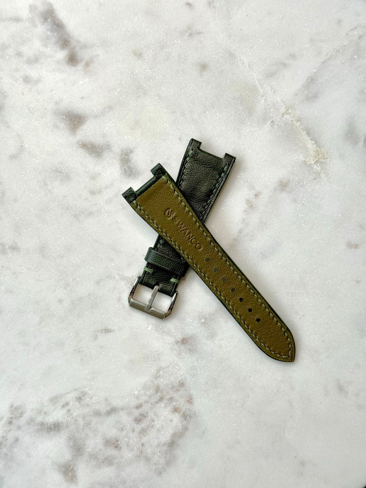 French goat leather strap – handmade by Atelier Taha